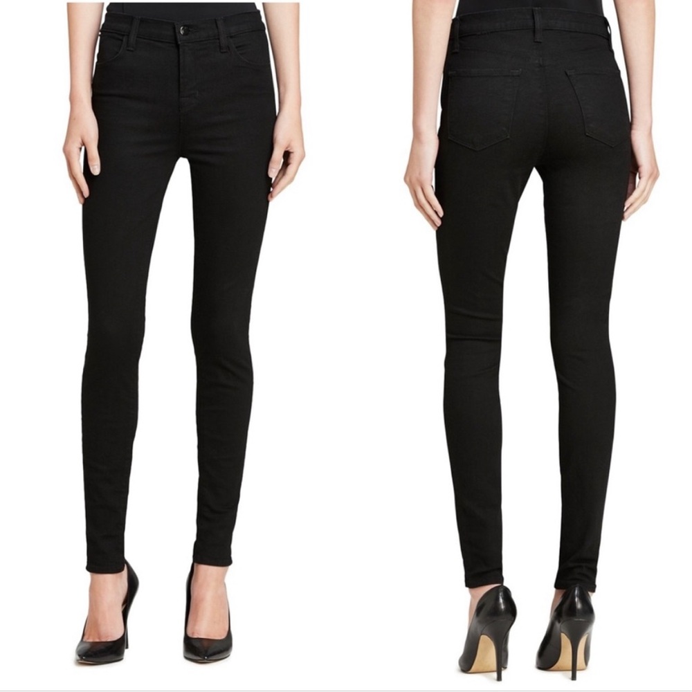 JBrand Photo Ready Slimming stretch jeans in Hollyhock black size 28 inseam 28.5 - Picture 1 of 4